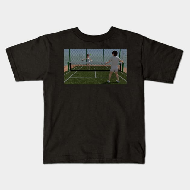 Anyone for Tennis Kids T-Shirt by InspiredCreative